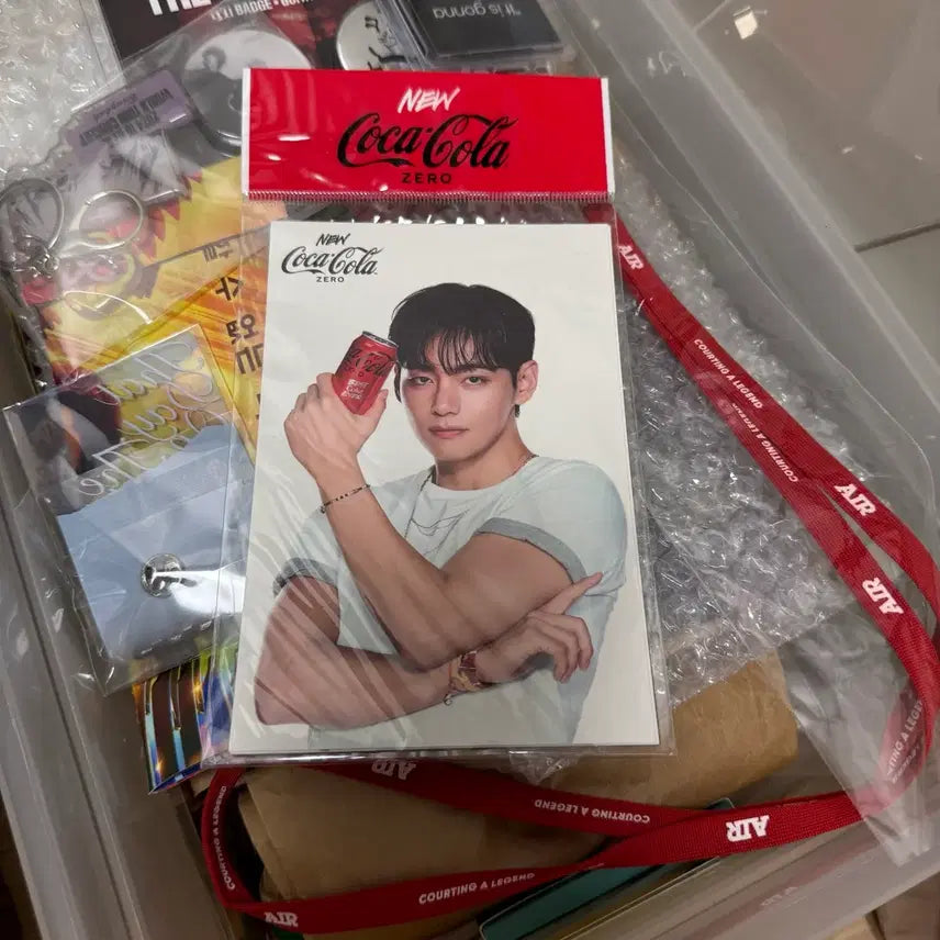 [BUNJANG] BTS V Coca-Cola Photocard Postcard Set / 코카콜라 뷔 엽서세트 BTS 방탄소년단 뷔 포카 포토카드