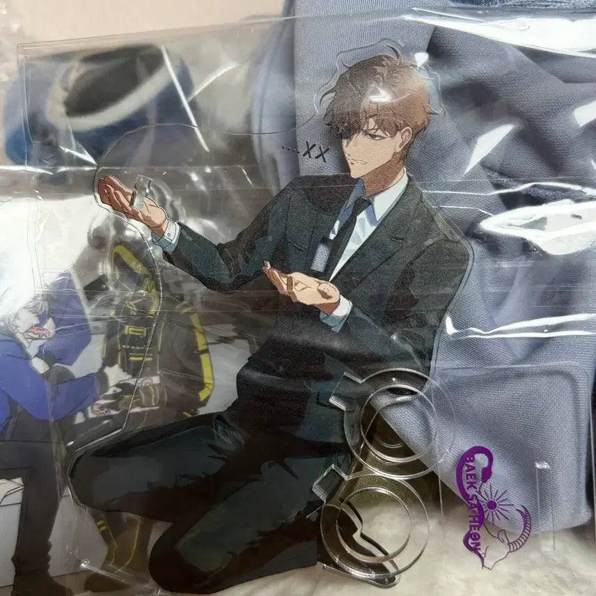 [BUNJANG] Gaedam Office Backsaheon Pen Stand Acrylic / 괴담출근 백사헌 펜 거치대 아크릴