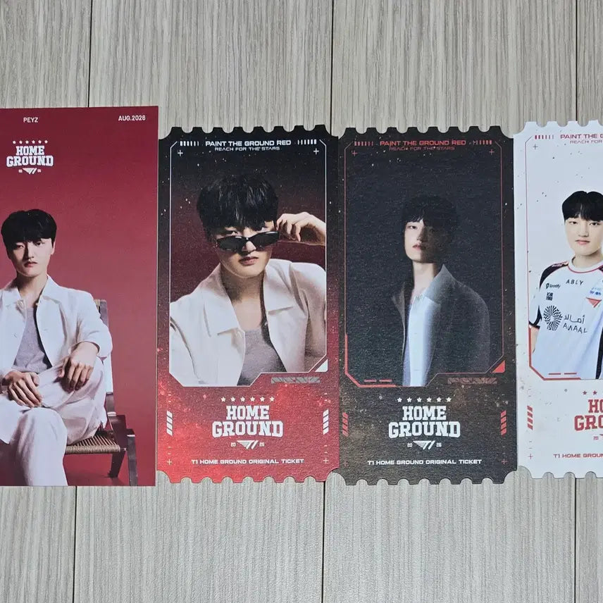[BUNJANG] T1 Homeground Original Ticket / Postcard Phase Bundle Set / T1 티원 홈그 오리지널 티켓 / 엽서 페이즈 일괄