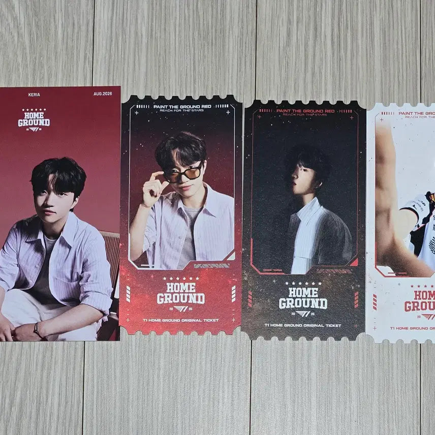 [BUNJANG] T1 Keria Original Ticket / Postcard Bundle Set / T1 티원 홈그 오리지널 티켓 / 엽서 케리아 일괄