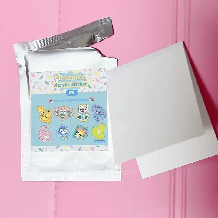 [BUNJANG] Pokemon Store Acrylic Sticker (Sealed) / 포켓몬 스토어 아크릴 스티커 미개봉