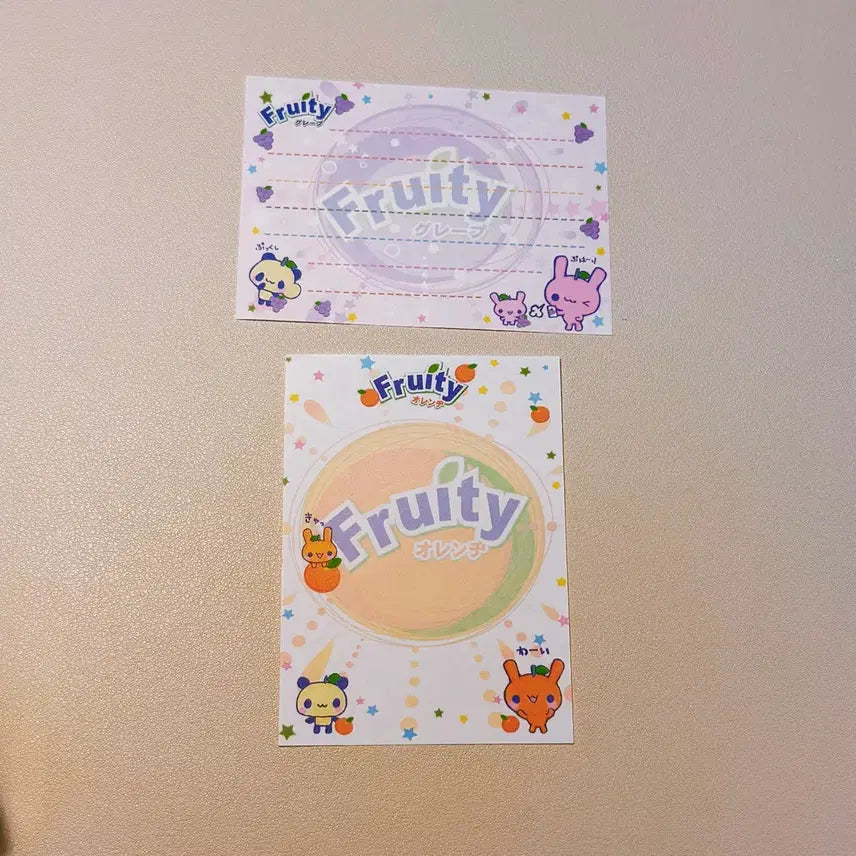 [BUNJANG] Heisei Classic Paper Crux Fruity Paper (2 sheets) / 헤이세이 고전지류 크럭스 프루티 지류 소분 (2장)