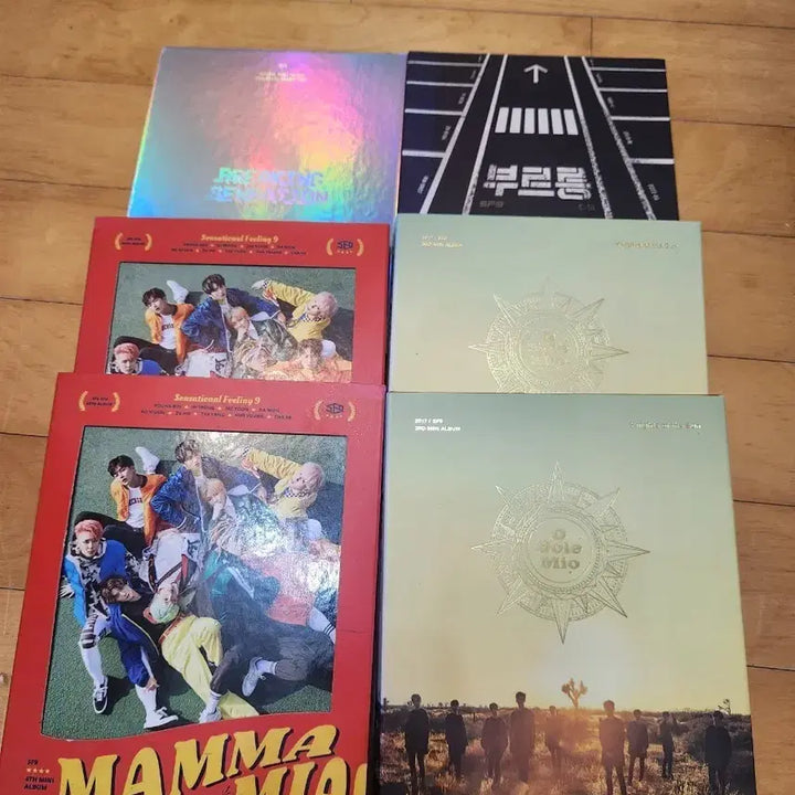 [BUNJANG] SF9 Sensational Feeling 9 &amp; O Sole Mio Bundle Set / SF9 앨범 Sensational Feeling 9 / O Sole Mio, 6개 일괄