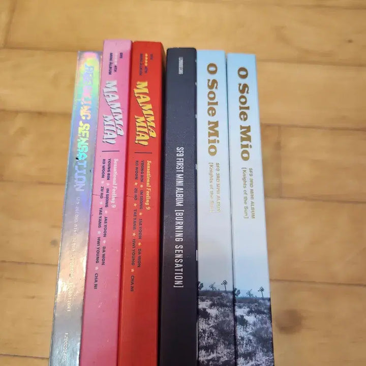 [BUNJANG] SF9 Sensational Feeling 9 &amp; O Sole Mio Bundle Set / SF9 앨범 Sensational Feeling 9 / O Sole Mio, 6개 일괄