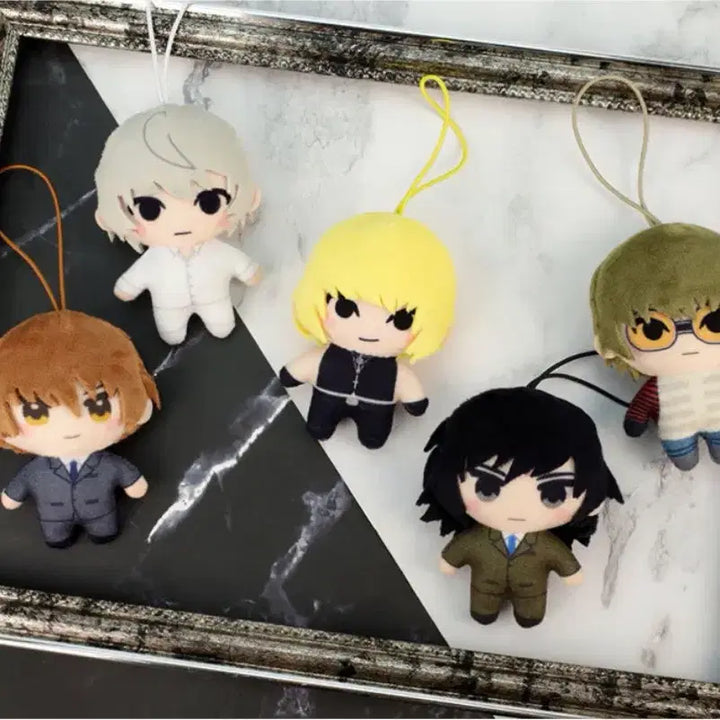 [BUNJANG] Death Note Kapuko Friends Doll Keyring 2nd Edition Full Set (5 Types) / 선착순 1명 마지막 한 세트!! (새상품) 데스노트 카푸코프렌즈 인형 키링 2탄 5종 풀세트