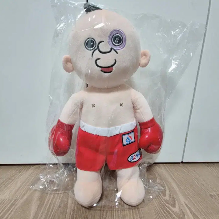 [BUNJANG] Boxing Ppanpii Medium Plush Doll (Sealed, Authentic) / 미개봉 정품)복싱빵빵이 중형인형/새상품(택0)