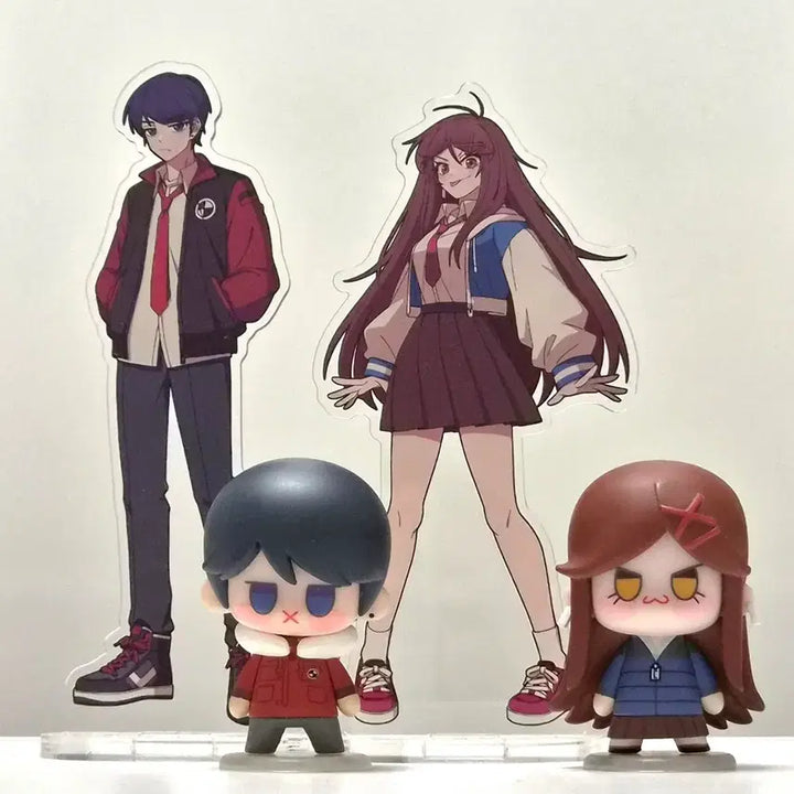 [BUNJANG] Zombieland High School Kim Junho Yeomseul 11th Anniversary Acrylic Stand Figure Bundle Set / (일괄)좀비고등학교 좀비고 김준호 정예슬 11주년 아크릴 스탠드 피규어