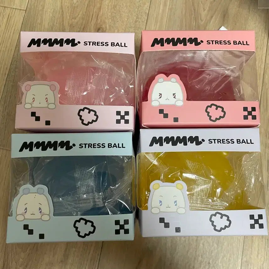 [BUNJANG] PLAVE Mume MIMU Stress Ball 4-Set (Irochi) / 플레이브 불량 므메미무 스트레스볼 이로치 뫄 세트