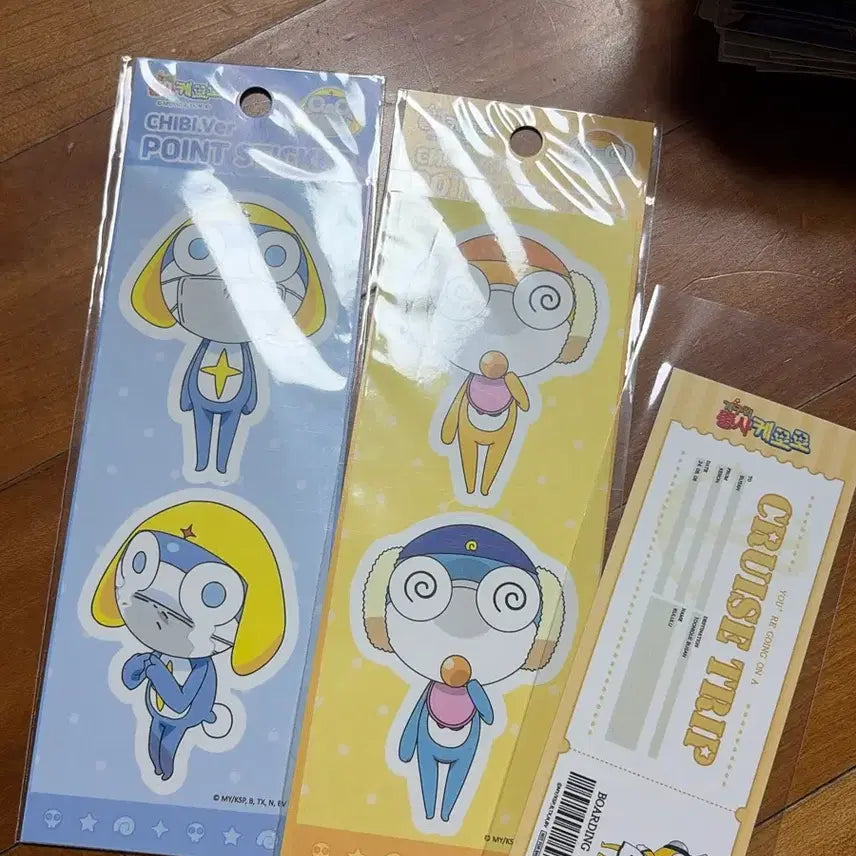 [BUNJANG] Keroro Tamama Giroro Dororo Kururu Zaza Photocard Bundle Set / 케로로 도로로 쿠루루 스티커 특전 일괄