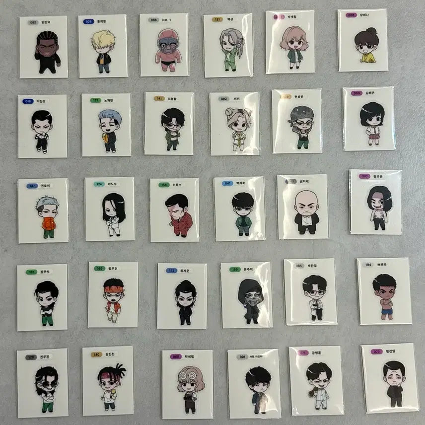 [BUNJANG] Lookism Sticker Bundle / [외모지상주의] 외지주 띠부씰 일괄 판매