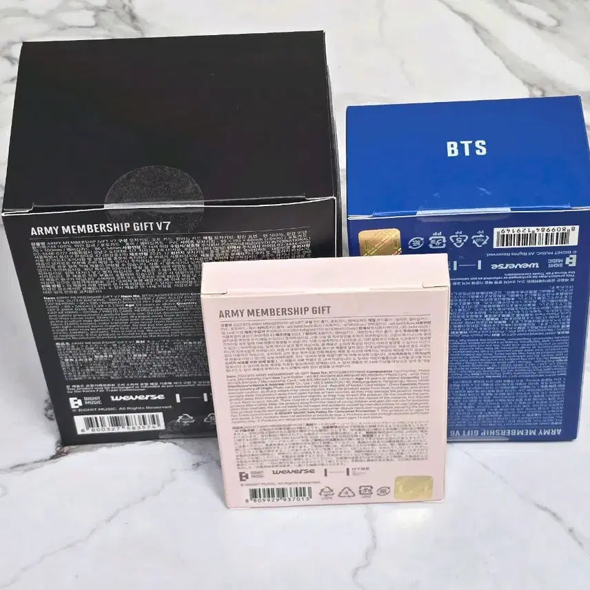 [BUNJANG] BTS ARMY Membership Kit Set (3 types) Sealed Bundle Set / 방탄 아미 멤버십 키트 3종 미개봉 일괄 양도
