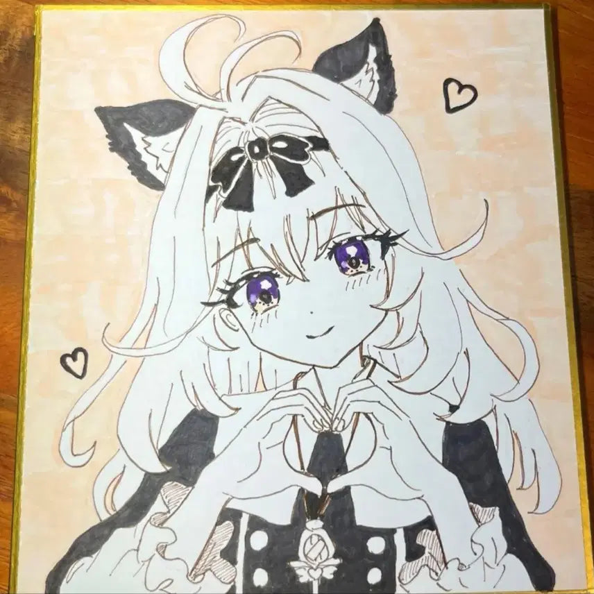 [BUNJANG] Precure Arcana Hand-Drawn Autographed Shikishi Board / 프리큐어 아르카나 친필 색지