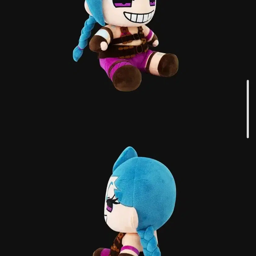 [BUNJANG] League of Legends Jinx Sitting Plush Toy / (택O/새상품)리그 오브 레전드 징크스 시팅 봉제 인형