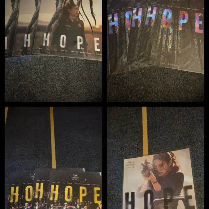[BUNJANG] HOPE Movie Character &amp; Main Posters Bundle / [급처]호프 특전 포스터 얼리버드 메인 성기무리 성애 HOPE 황정민 조인성 정호연 나홍진