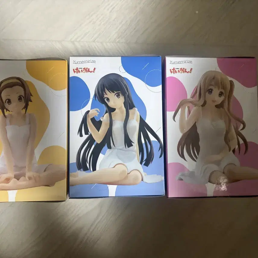 [BUNJANG] K-On! 3-Figure Set (Unsealed) / (미개봉) 케이온 피규어 3종 세트