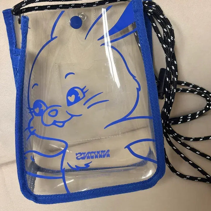 [BUNJANG] NewJeans Rabbit Mini Crossbody Bag Clear / 뉴진스 토끼 미니 크로스바디백 클리어