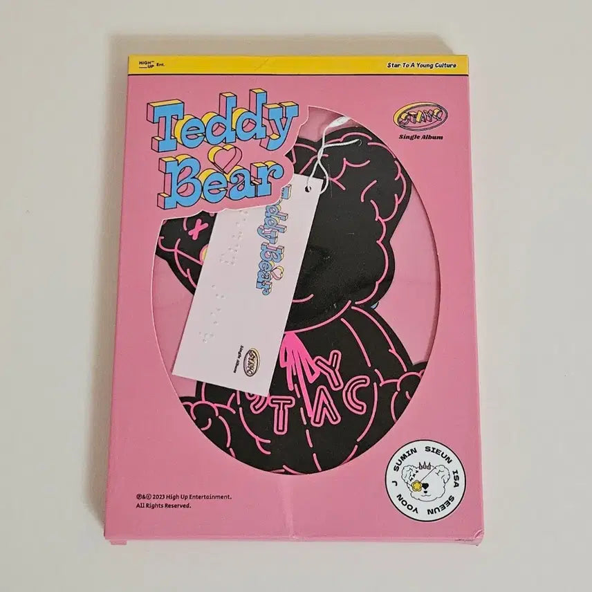 [BUNJANG] STAYC Teddy Bear Album (Includes Yoon Photocard) / 스테이씨 테디베어 개봉 앨범 (윤 포카 포함)