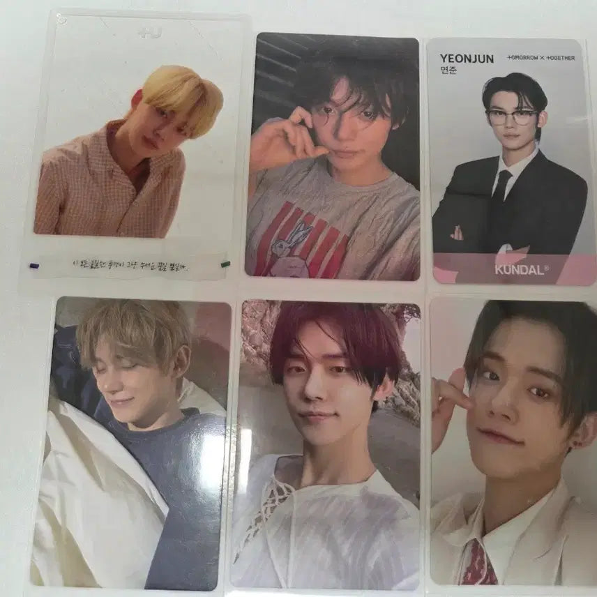 [BUNJANG] TXT Yeonjun Bundle Set Photocard / 투바투 연준 포카 일괄 양도 세불밤엔젤쿤달앨포포토카드