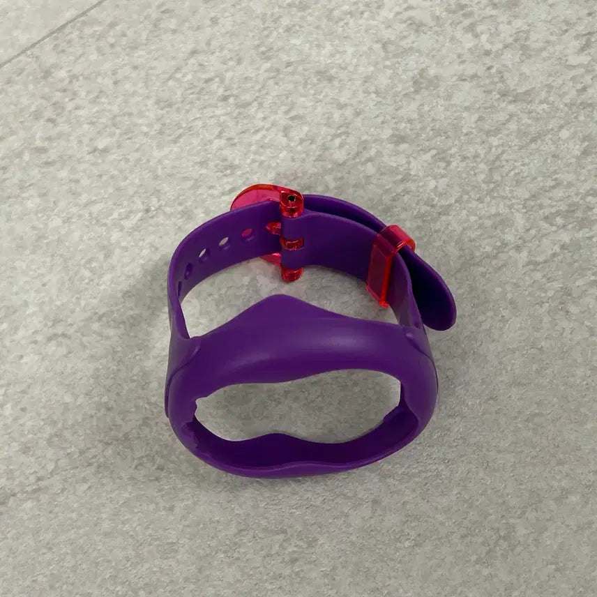 [BUNJANG] Tamagotchi Uni Strap Purple Rubber Wristband / [상태 A급] 공식 다마고치 유니 스트랩 퍼플 러버 손목시계 고정 팔찌