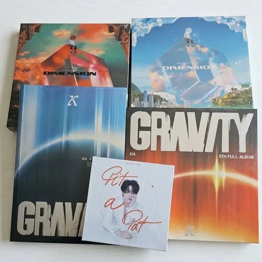 [BUNJANG] Kim Junsu Dimension Gravity Fit a Pat Album Bundle Set / 김준수 핏어팻 디멘션 그래비티 앨범