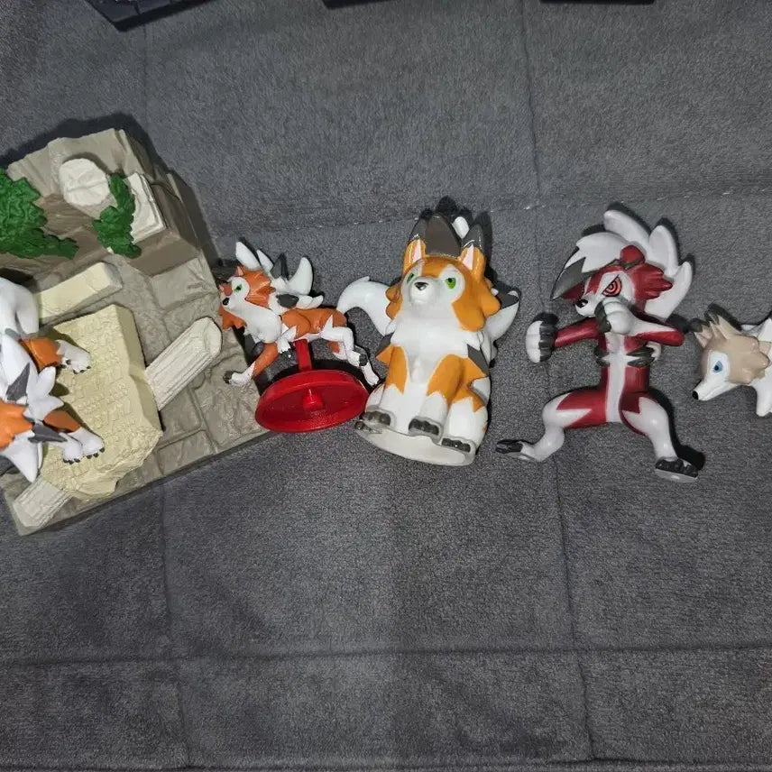 [BUNJANG] Pokemon Lycanroc Figure Bundle Set / 포켓몬 루가루암 피규어 판매