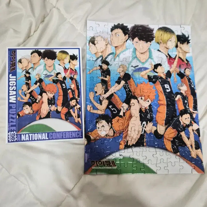 [BUNJANG] Haikyuu!! Oikawa Nendoroid, Puzzle, Cards, Paper Stand Set / 하이큐 굿즈 세트(오이카와 넨도, 퍼즐, 카드묶음,종이 스탠드)