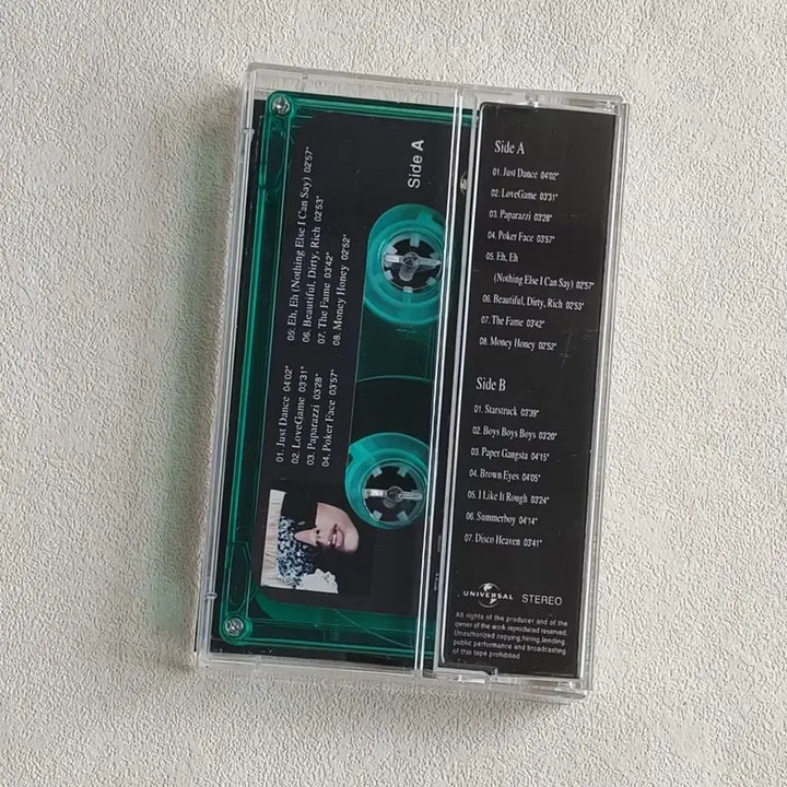 [BUNJANG] Lady Gaga The Fame Limited Edition Green Cassette Tape / 레이디 가가 The Fame 그린 카세트 테이프