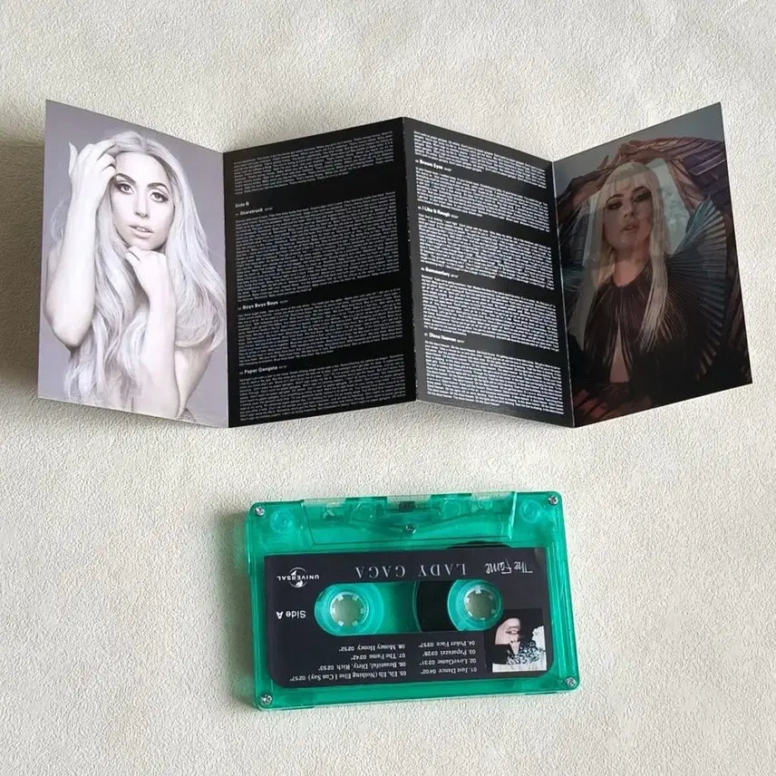 [BUNJANG] Lady Gaga The Fame Limited Edition Green Cassette Tape / 레이디 가가 The Fame 그린 카세트 테이프