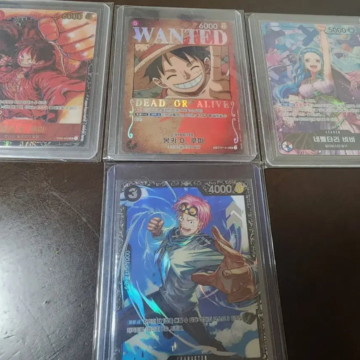 [BUNJANG] One Piece Cards Luffy, Vivi, Coby Bundle Set - S-Grade / 원피스 카드 루피,비비,코비 S급 등급용 일괄