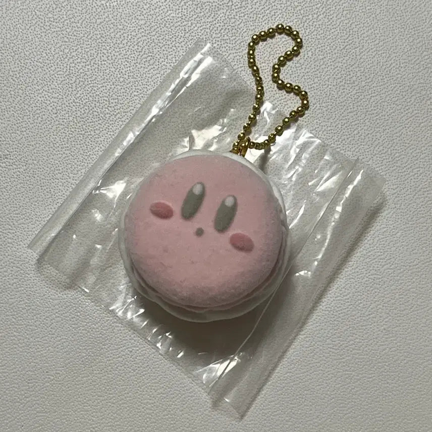 [BUNJANG] Kirby Macaron Keychain Pink Ichiban Kuji Prize / 별의커비 마카롱 키링 핑크 이치방쿠지 상품