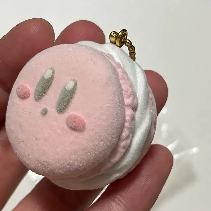 [BUNJANG] Kirby Macaron Keychain Pink Ichiban Kuji Prize / 별의커비 마카롱 키링 핑크 이치방쿠지 상품