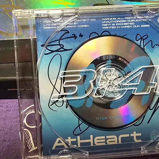 [BUNJANG] AttHeart Autographed CD / 앳하트 비매 싸인시디