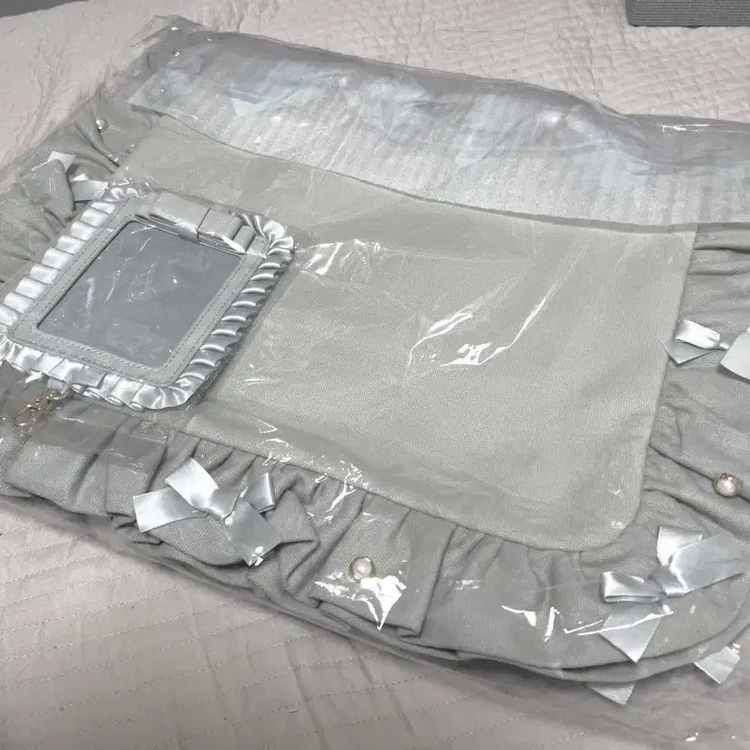 [BUNJANG] Jakamart Ita Bag Grey + Photocard Holder Set / 자카마트 이타백 그레이+포카홀더 A4 새제품