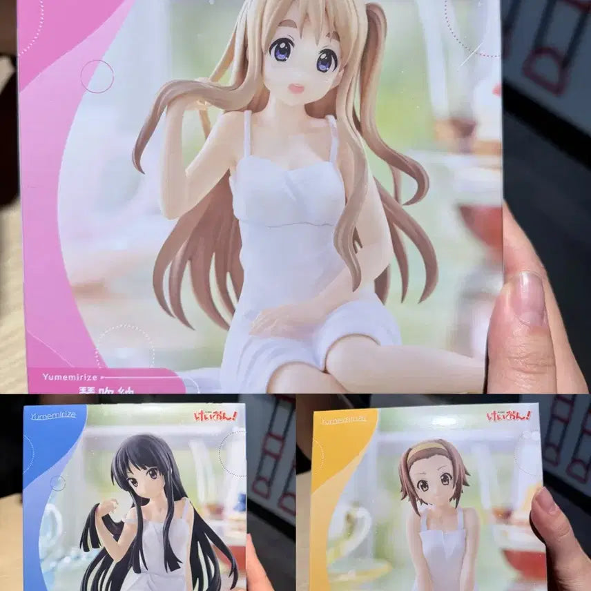 [BUNJANG] Yume Miraizu K-On! Figure 3-Set (Sealed) / (미개봉3세트)유메미라이즈 케이온 피규어 3종 세트