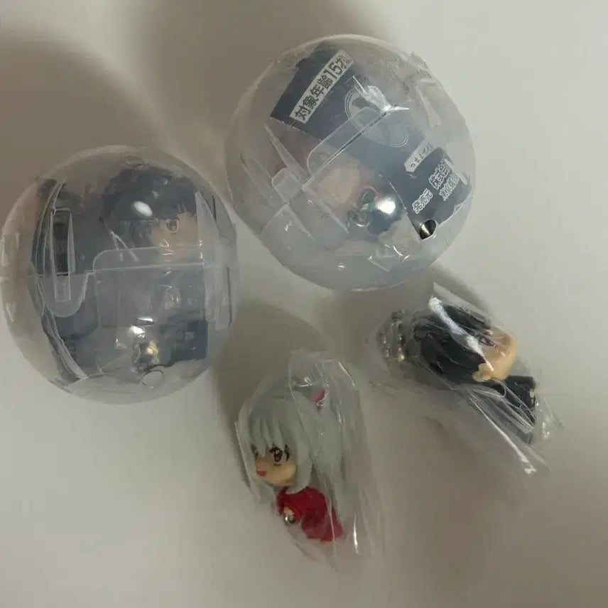[BUNJANG] Inuyasha Series Gacha Figure Set / 이누야샤 대롱가챠 일괄 (이누야샤, 산고, 미륵, 싯포)