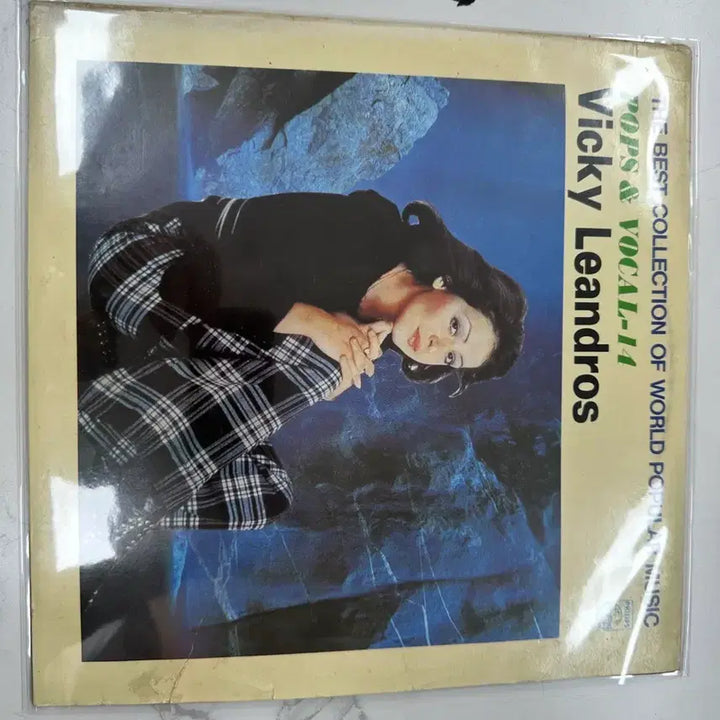 [BUNJANG] Vicky Leandros Best Collection Pops &amp; Vocal-14 Philips Seong Eum Vintage LP Vinyl (1988) / 비키 레안드로스 베스트 컬렉션 필립스 성음 팝보컬14 샹송 올드팝 유일반 희귀 LP 팝니다