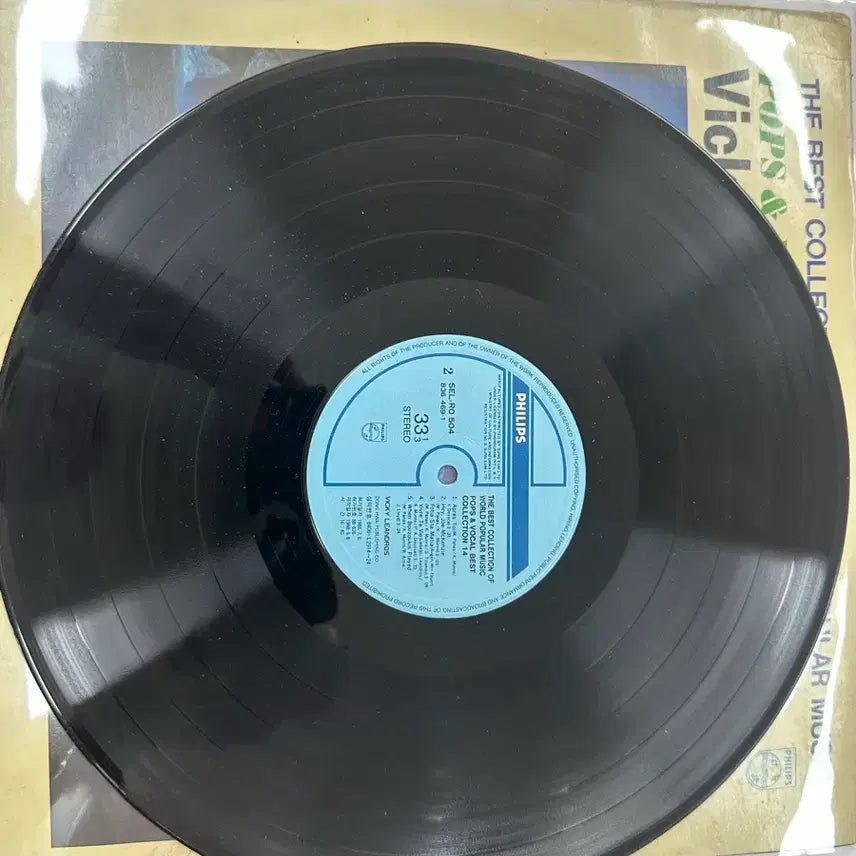 [BUNJANG] Vicky Leandros Best Collection Pops &amp; Vocal-14 Philips Seong Eum Vintage LP Vinyl (1988) / 비키 레안드로스 베스트 컬렉션 필립스 성음 팝보컬14 샹송 올드팝 유일반 희귀 LP 팝니다