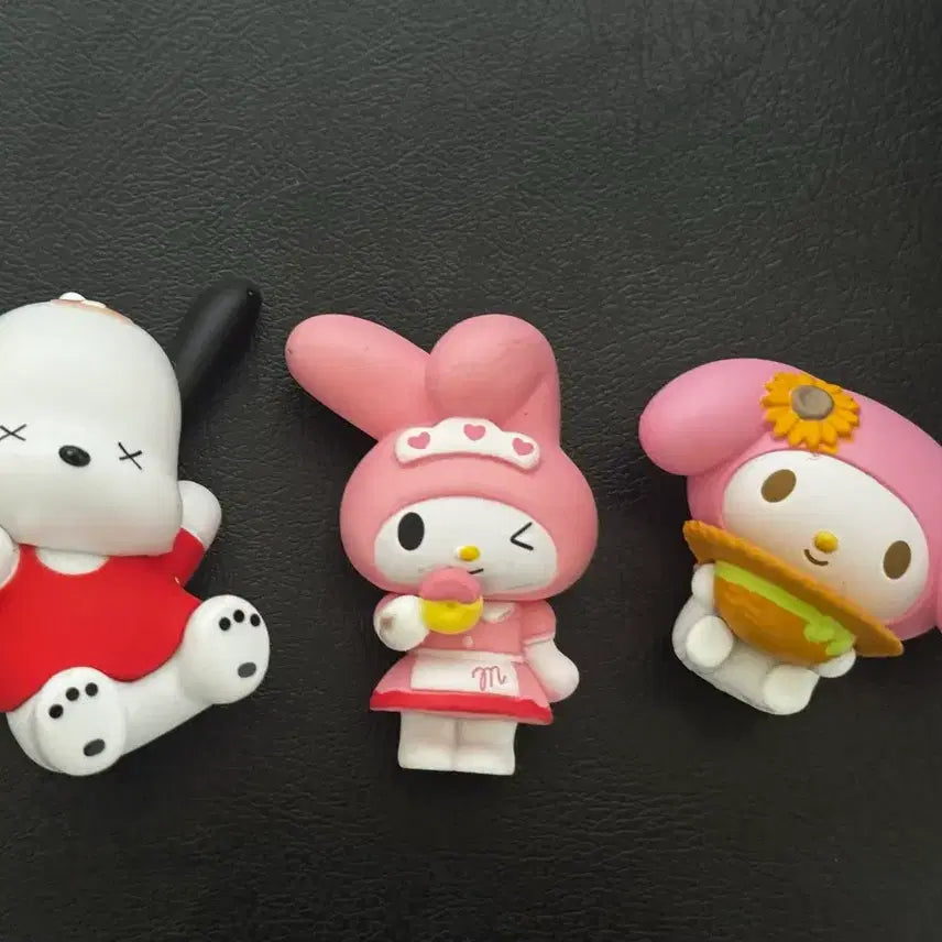 [BUNJANG] My Melody &amp; Pochacco Figure Bundle Set / 일괄 마이멜로디 포차코 피규어