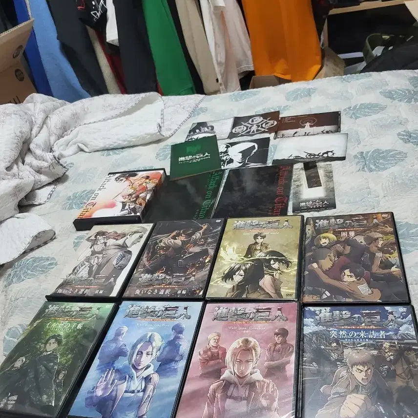 [BUNJANG] Attack on Titan DVD 8 Booklet Bundle / 진격의거인 DVD 8 책자일괄 금액입니다
