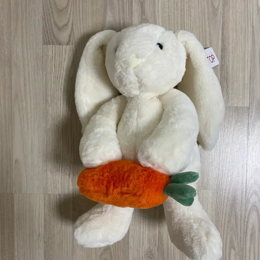 [BUNJANG] Rabbit and Carrot Plush Set (42cm) / 토끼 당근 애착인형 42센치
