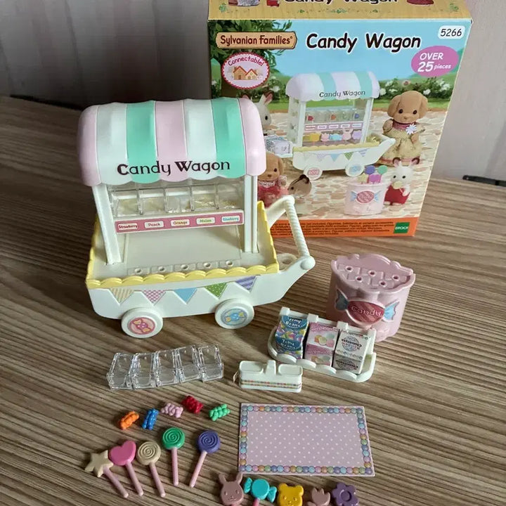 [BUNJANG] Sylvanian Families Colorful Candy Wagon / [단종]실바니안 컬러풀 캔디 웨건/왜건(5266)