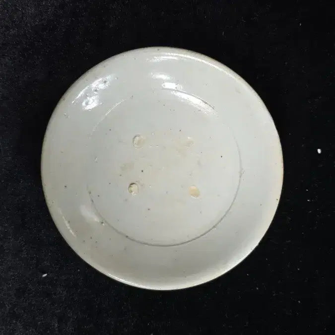 [BUNJANG] Authentic Early Joseon Dynasty White Porcelain Plate / 진품 조선초기 백자접시 골동품