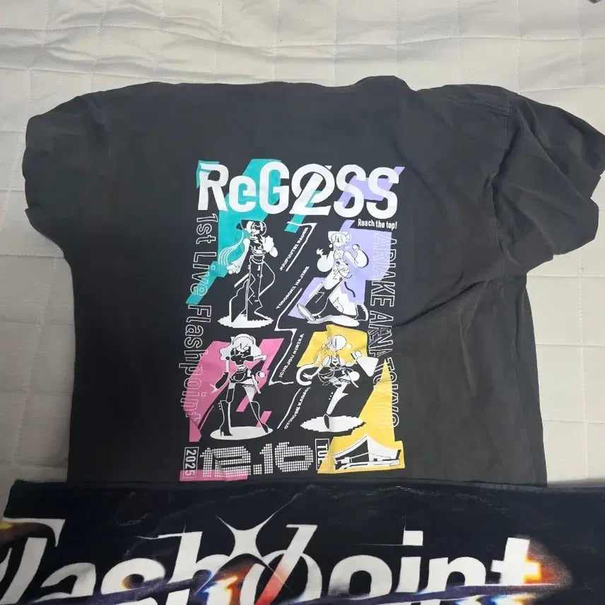 [BUNJANG] Regloss Flashpoint Live T-Shirt Bundle / 리글로스 라이브(Regloss flashpoint) 티셔츠, 타올 일괄
