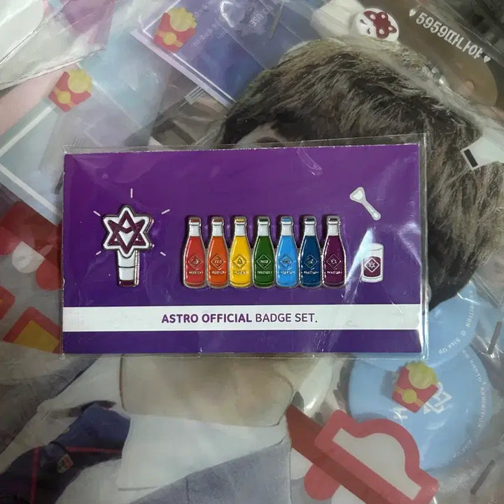 [BUNJANG] Astro Official Bong Bong Badge Set / 새상품)아스트로 공식 뱃지, 아스트로 로봉이 뱃지, 아스트로 뱃지