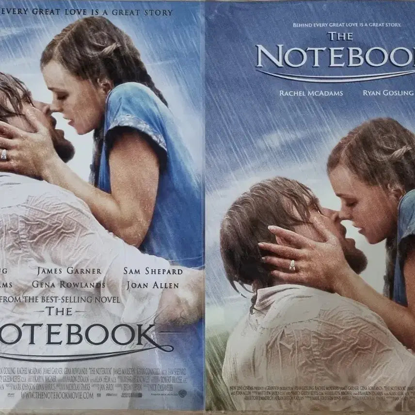 [BUNJANG] The Notebook Movie Poster Set (6 Types) / 노트북 포스터 6종