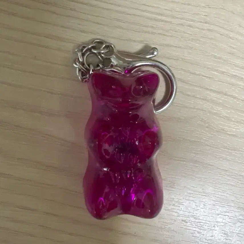 [BUNJANG] Haribo LED Pink Keyring / 하리보 LED 핑크 키링
