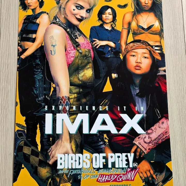 [BUNJANG] Birds of Prey IMAX Margot Robbie Harley Quinn A3 Poster / [초희귀한정판]영화 버즈오브프레이 아이맥스 마고로비 할리퀸 포스터(A3)
