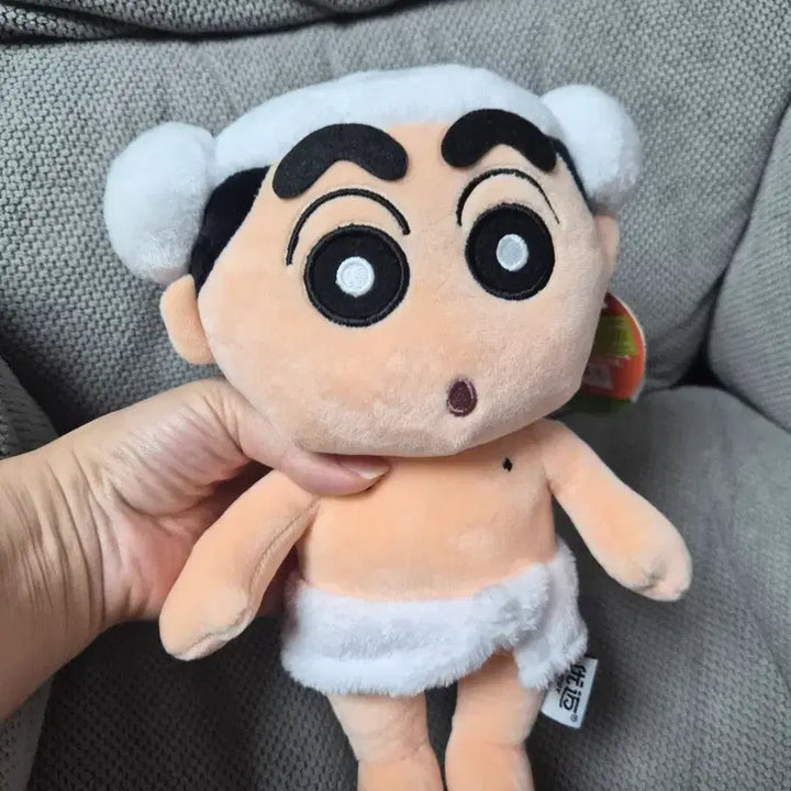 [BUNJANG] Shin-chan Hot Spring Shower Plush Doll / 짱구 온천 샤워 짱구 인형