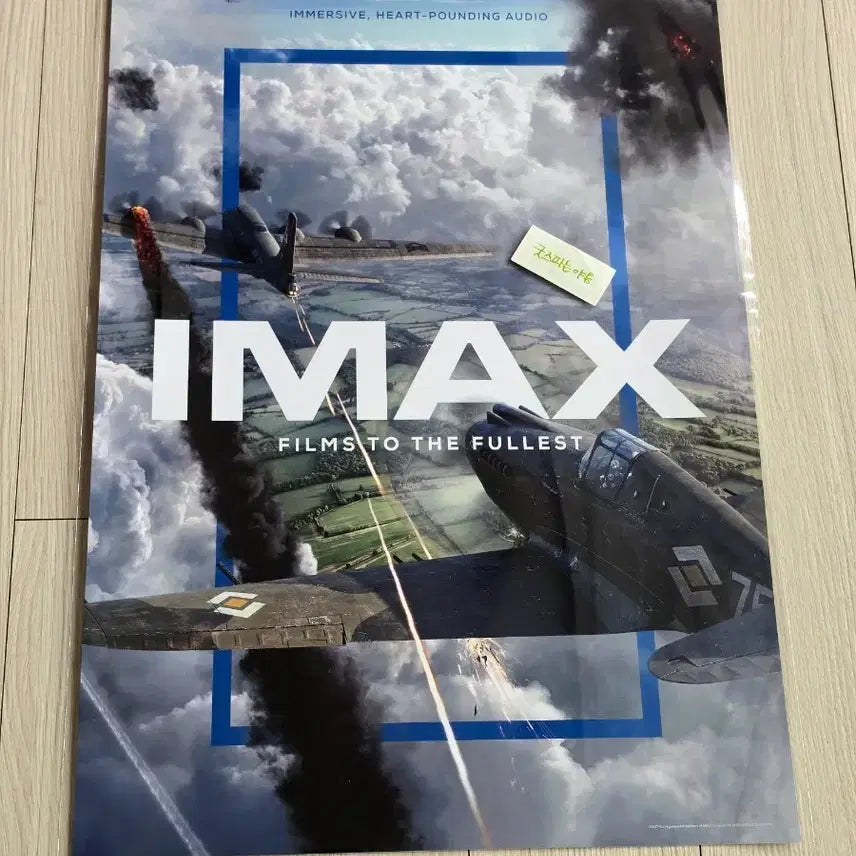 [BUNJANG] CGV Official IMAX War Version Special Commemorative Poster (A3) / [2021초희귀한정판]영화 CGV공식 IMAX 아이맥스 전쟁 버전 스페셜 기념 포스터(A3)