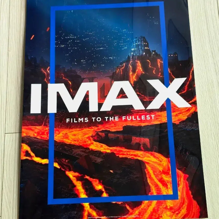 [BUNJANG] CGV Official IMAX Lava Version Special Commemorative Poster (A3) / [2021초희귀한정판]영화 CGV공식 IMAX 아이맥스 용암 버전 스페셜 기념 포스터(A3)